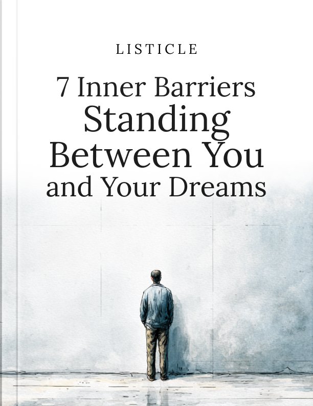 7 Inner Barriers Standing Between You and Your Dreams Listicle